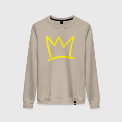 Свитшот хлопковый женский Yato Crown, цвет: миндальный