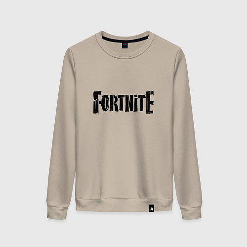 Женский свитшот Fortnite Logo / Миндальный – фото 1