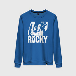 Свитшот хлопковый женский Rocky Balboa, цвет: синий