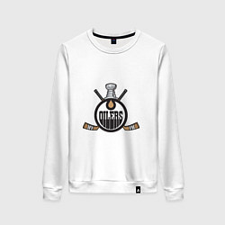 Женский свитшот Edmonton Oilers Hockey