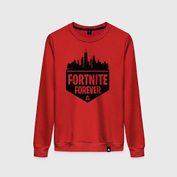 Свитшот хлопковый женский Fortnite Forever, цвет: красный