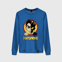 Свитшот хлопковый женский The Offspring Boy, цвет: синий