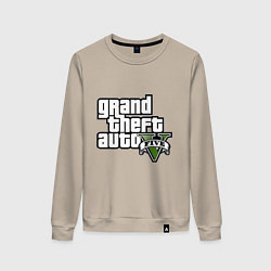 Свитшот хлопковый женский GTA Five, цвет: миндальный