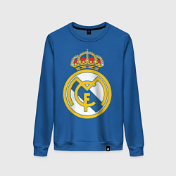 Свитшот хлопковый женский Real Madrid FC, цвет: синий