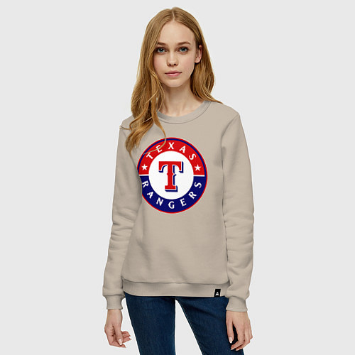 Женский свитшот Texas Rangers / Миндальный – фото 3