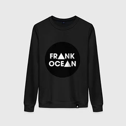 Свитшот хлопковый женский Frank Ocean, цвет: черный