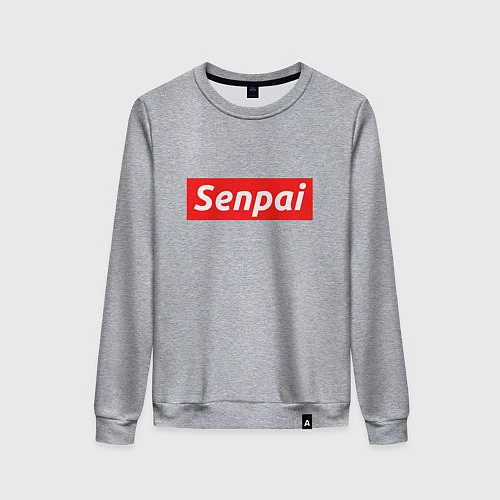 Женский свитшот Senpai Supreme / Меланж – фото 1