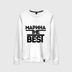 Свитшот хлопковый женский Марина the best, цвет: белый