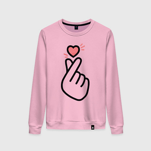 Женский свитшот K-pop: Faith Love / Светло-розовый – фото 1