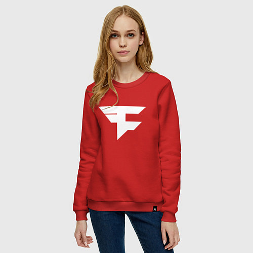 Женский свитшот FAZE Symbol / Красный – фото 3