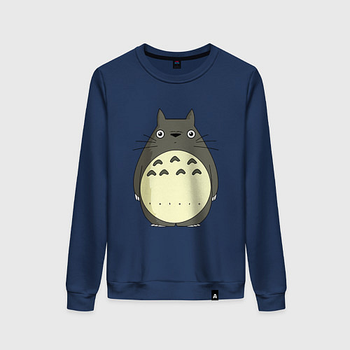 Женский свитшот Милый Тоторо / Тёмно-синий – фото 1