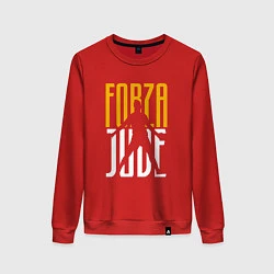 Свитшот хлопковый женский Forza Juve, цвет: красный