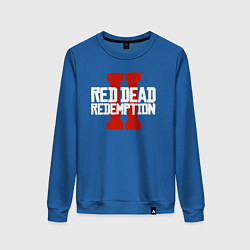 Свитшот хлопковый женский RDR II, цвет: синий