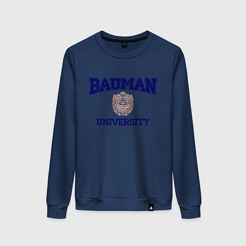 Женский свитшот BAUMAN University / Тёмно-синий – фото 1