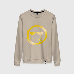 Свитшот хлопковый женский Danny, цвет: миндальный