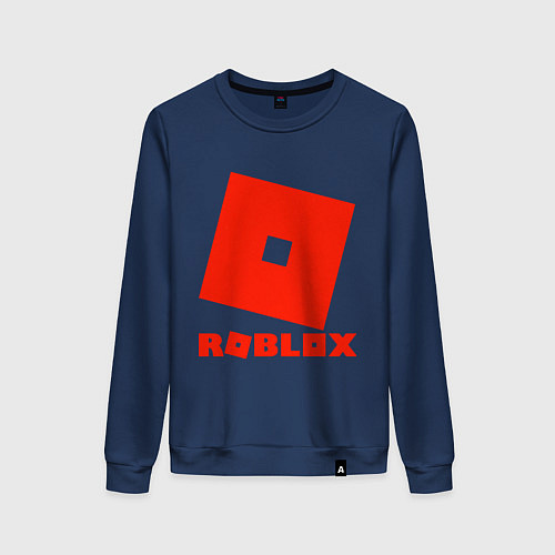 Женский свитшот Roblox Logo / Тёмно-синий – фото 1