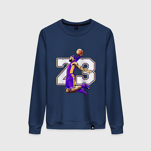 Женский свитшот Леброн Джеймс / Тёмно-синий – фото 1