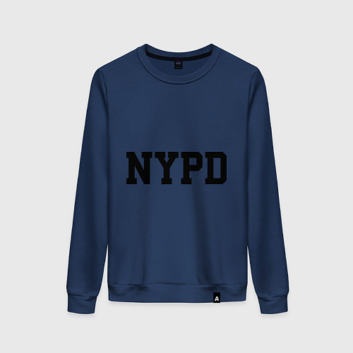 Женский свитшот NYPD / Тёмно-синий – фото 1