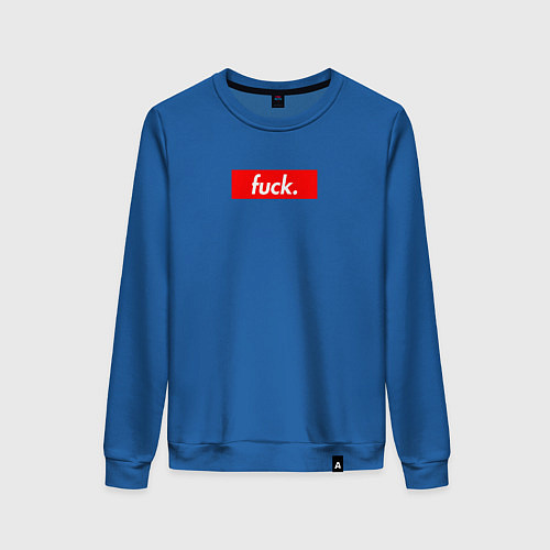 Женский свитшот Fuck Supreme / Синий – фото 1