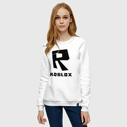 Свитшот хлопковый женский ROBLOX, цвет: белый — фото 2
