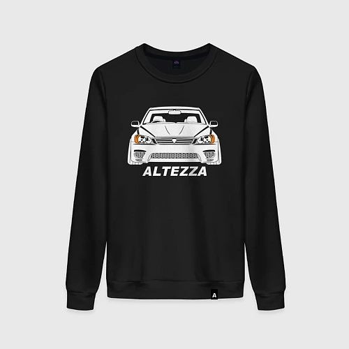 Женский свитшот Toyota Altezza / Черный – фото 1