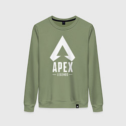 Свитшот хлопковый женский Apex Legends, цвет: авокадо