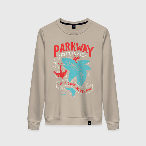 Женский свитшот Parkway Drive: Unbreakable / Миндальный – фото 1