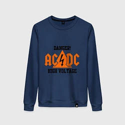 Женский свитшот AC/DC: High Voltage