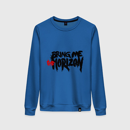 Женский свитшот Bring me the horizon / Синий – фото 1