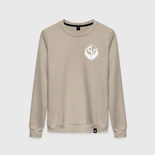 Женский свитшот Fallout: Brotherhood of Steel / Миндальный – фото 1