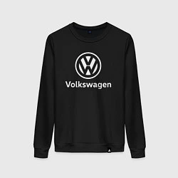 Свитшот хлопковый женский VOLKSWAGEN, цвет: черный