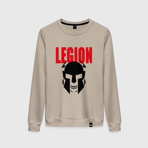 Женский свитшот Легендарный римский воин / Миндальный – фото 1