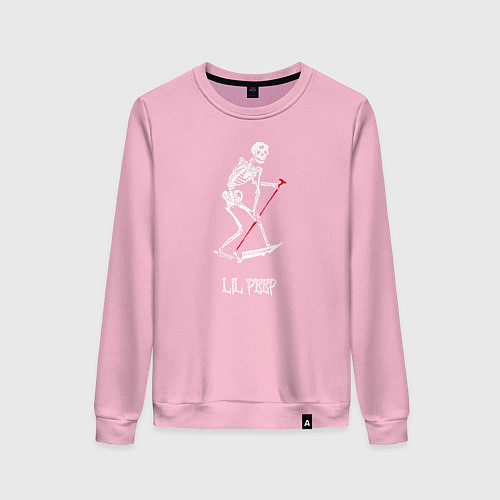 Женский свитшот Lil Peep / Светло-розовый – фото 1