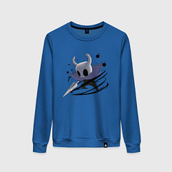 Свитшот хлопковый женский Hollow Knight, цвет: синий