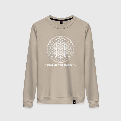 Женский свитшот BRING ME THE HORIZON / Миндальный – фото 1