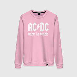 Женский свитшот ACDC BACK IN BLACK