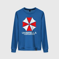 Свитшот хлопковый женский UMBRELLA CORP, цвет: синий