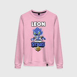 Женский свитшот BRAWL STARS ОБОРОТЕНЬ LEON