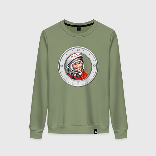 Женский свитшот Гагарин ?? 1 / Авокадо – фото 1