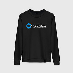 Свитшот хлопковый женский PORTAL, цвет: черный
