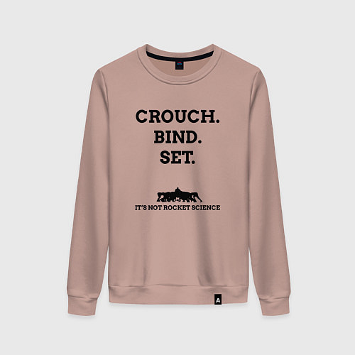 Женский свитшот Crouch Bind Set / Пыльно-розовый – фото 1