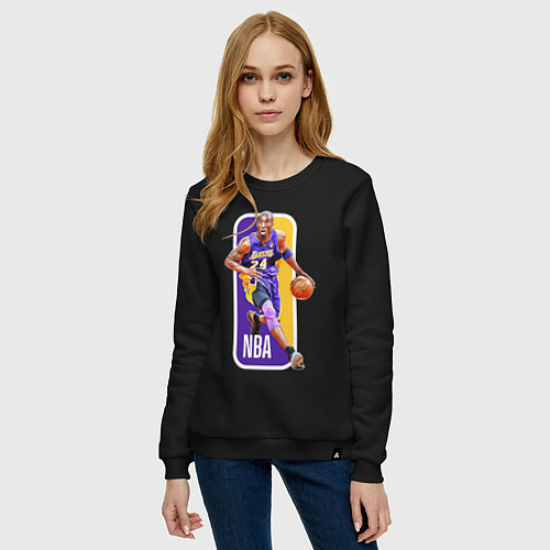 Женский свитшот NBA Kobe Bryant / Черный – фото 3