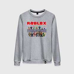 Свитшот хлопковый женский ROBLOX, цвет: меланж