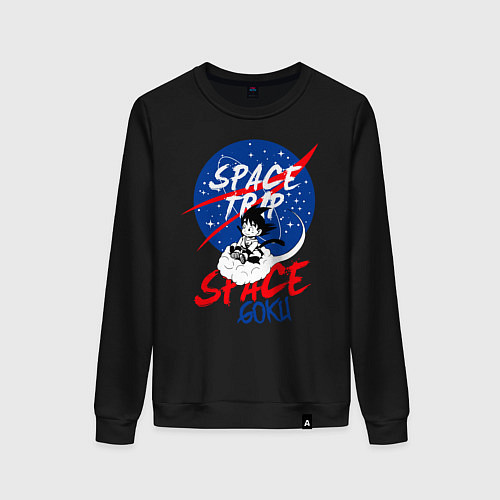 Женский свитшот Space trip / Черный – фото 1