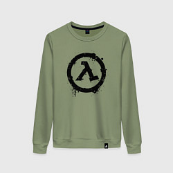 Свитшот хлопковый женский HALF-LIFE, цвет: авокадо