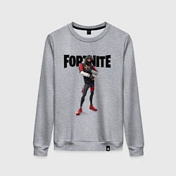 Свитшот хлопковый женский FORTNITE IKONIK, цвет: меланж