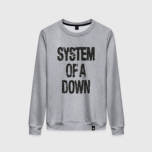 Женский свитшот System of a down / Меланж – фото 1