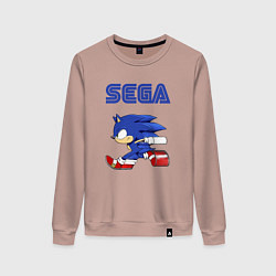 Свитшот хлопковый женский SEGA, цвет: пыльно-розовый