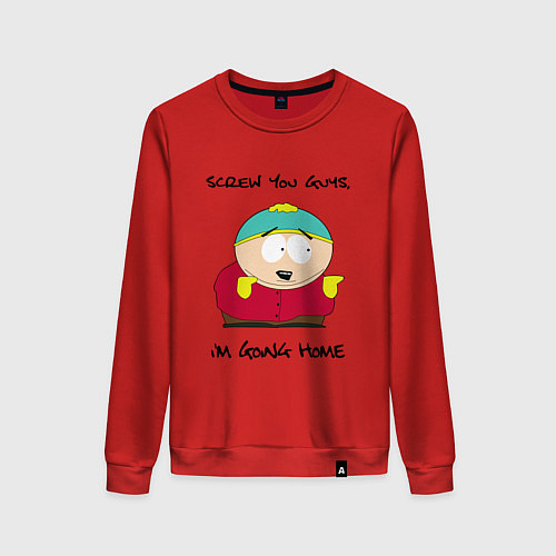 Женский свитшот ЮЖНЫЙ ПАРК / Красный – фото 1