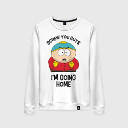 Свитшот хлопковый женский South Park, Эрик Картман, цвет: белый